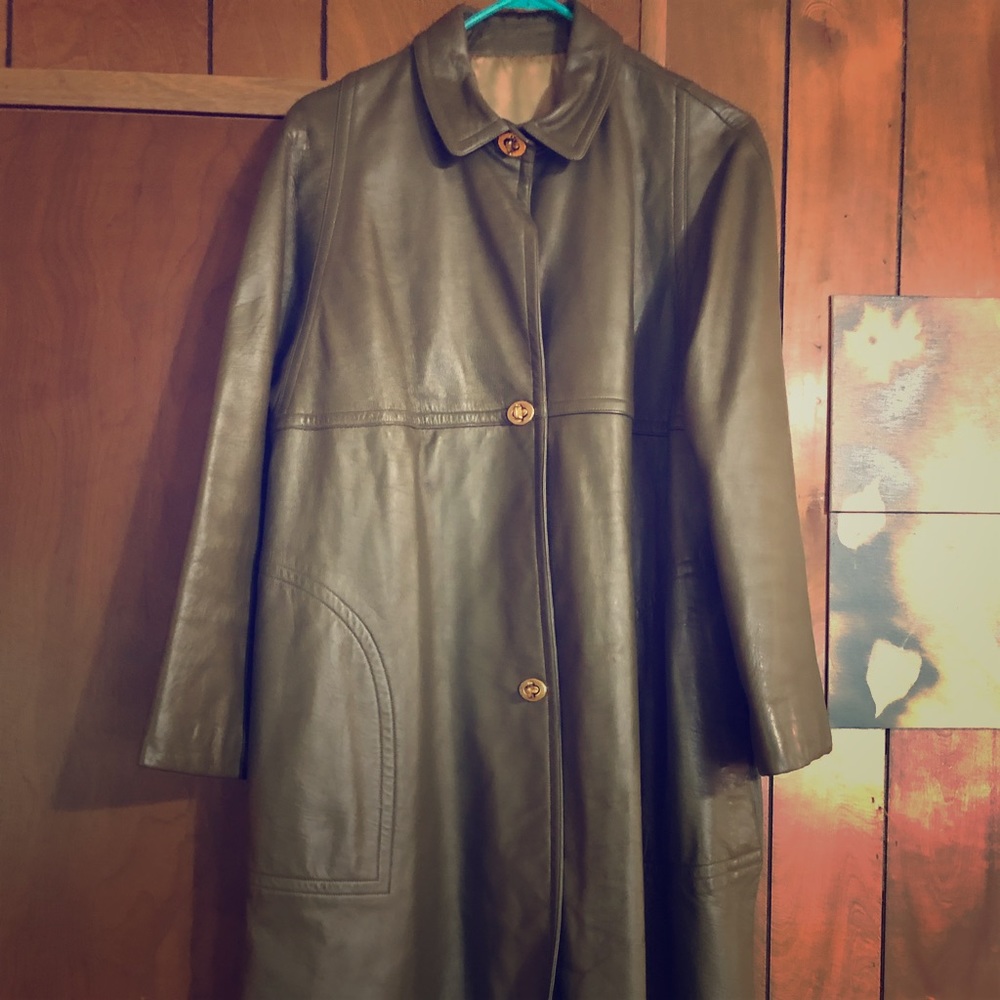 Vintage leather coat